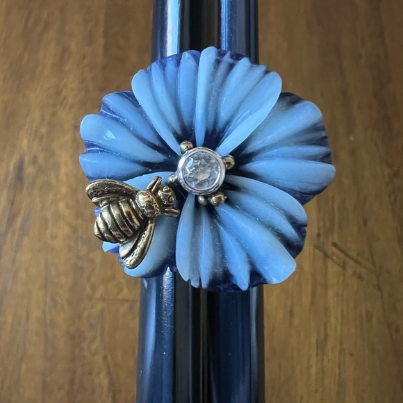 Margaret Thurman Echo of the Dreamer Delphinium Ring - Picture 1 of 9